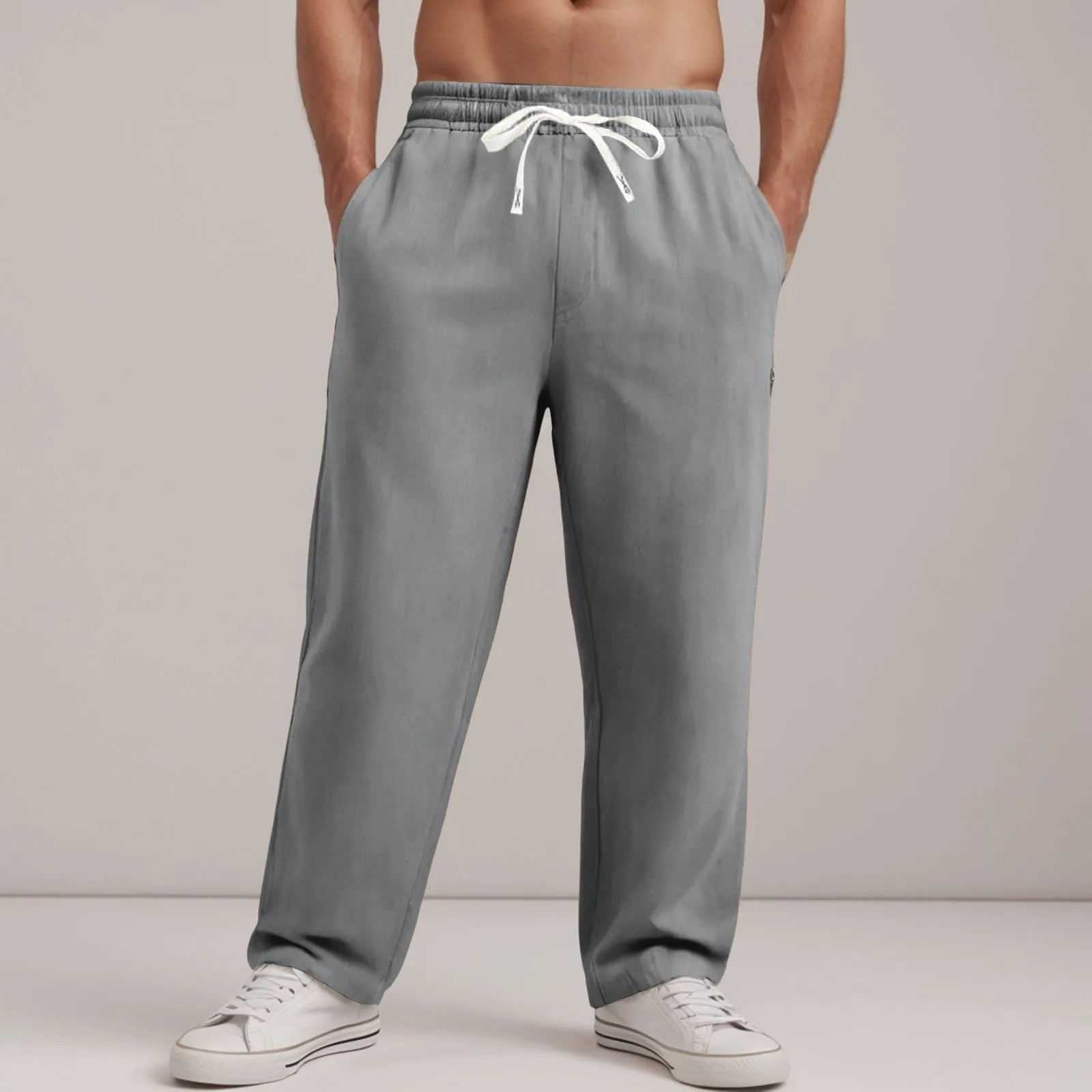 Jogging Pants Mens Fitness Joggers Running Pants Mens Allseason Loose Breathable Cotton And High Quality Casual Pants For Men