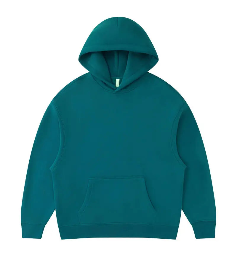 01 400GSM Hoodies Basic Fleece 20+ Colors Men Women Long Sleeve Oversized Hooded  Wholesale Sportswear Soft Unisex Jogging - ATFH