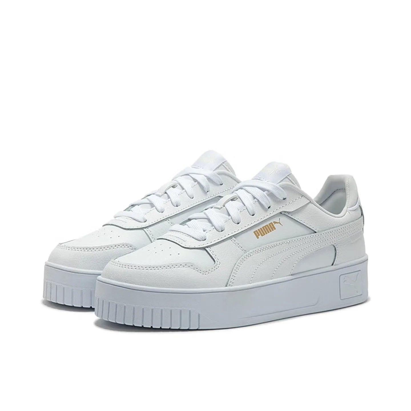 Puma Carina Street: Comfortable, Minimalist, High-Quality, Durable, Non-Slip Low-Top Sneakers for Women – White  389390-01