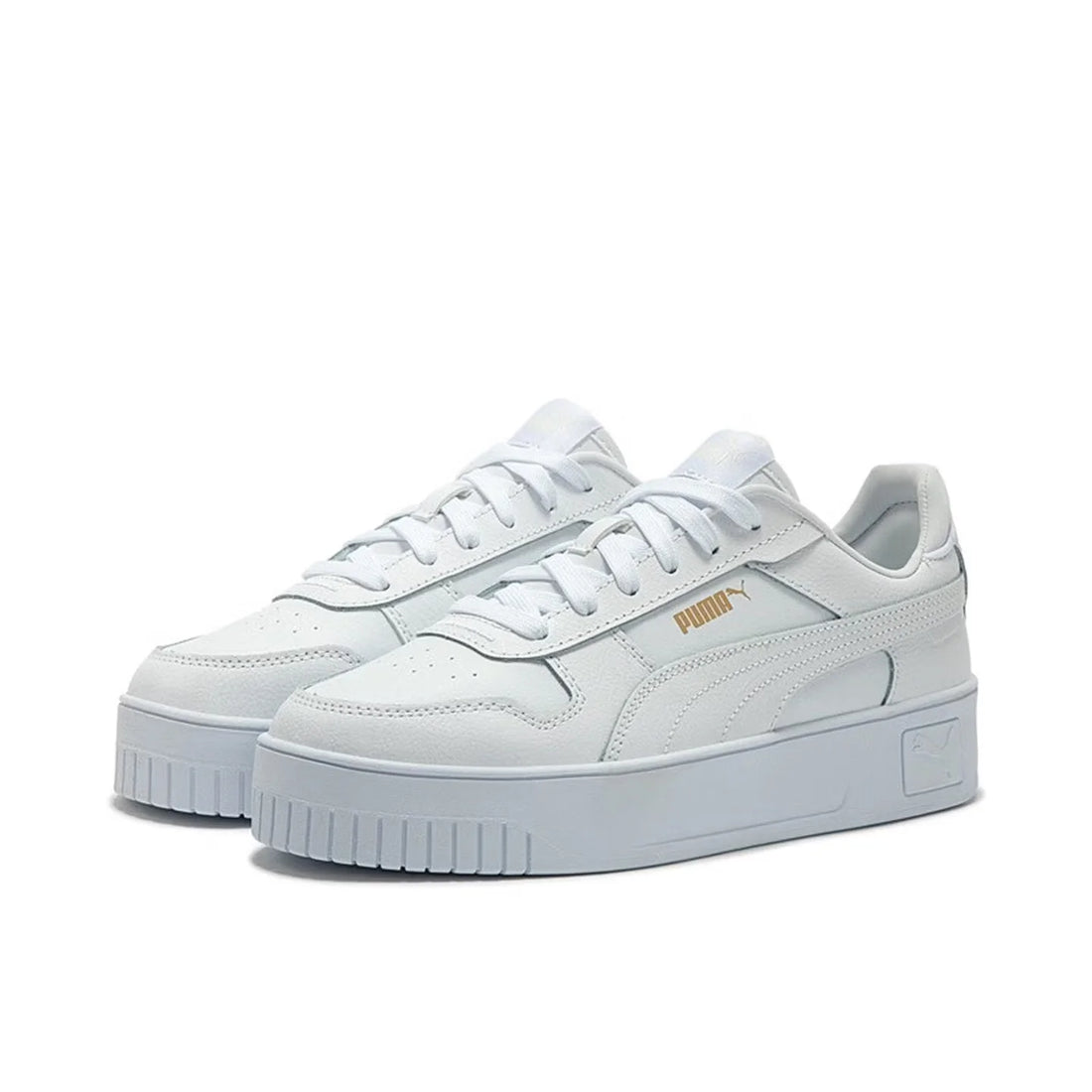 Puma Carina Street: Comfortable, Minimalist, High-Quality, Durable, Non-Slip Low-Top Sneakers for Women – White  389390-01