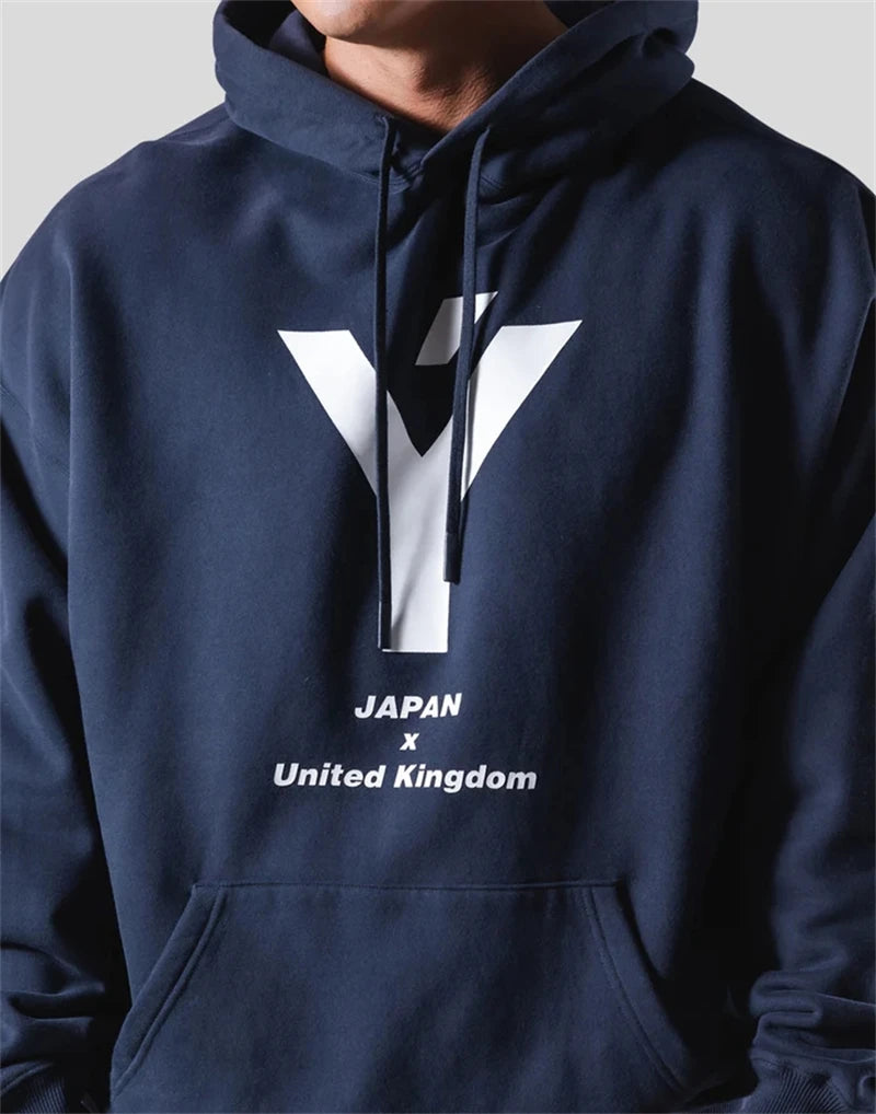 LYFT Big Y LOGO Men Hoodies Winter Fleece Warm Mens Sweatshirt Fashion Streetwear Casual Men's Loose Hooded Pullovers