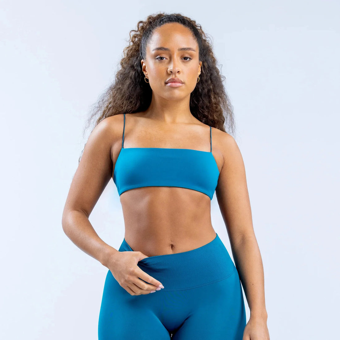 No Logos Strappy Bra Thin Strap Beauty Backless High Elastic Sports Bra With Chest Pads For Women Running Workout Gym Clothes