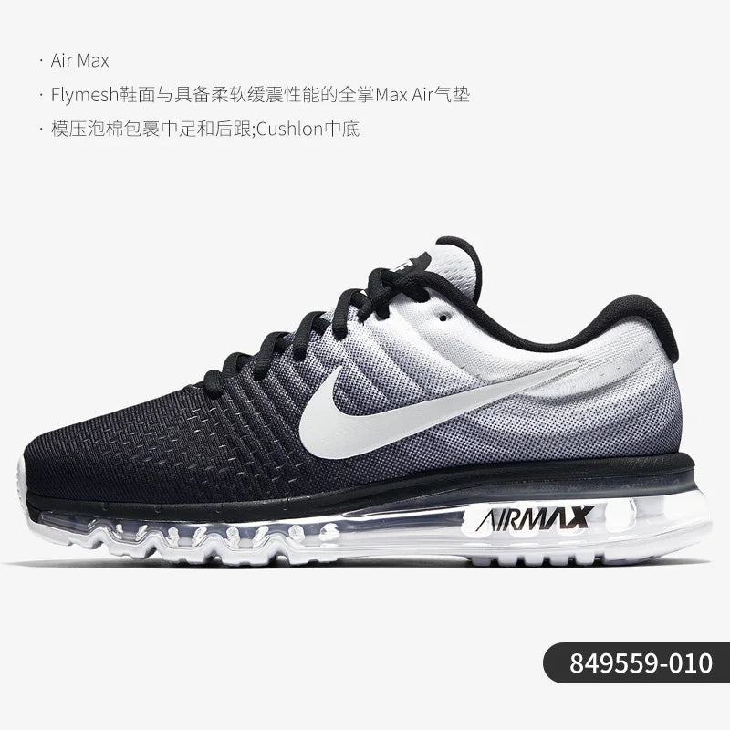 Nike Genuine Air Max 97 Men's Full-Length Air Cushion Running Shoes 849559-100