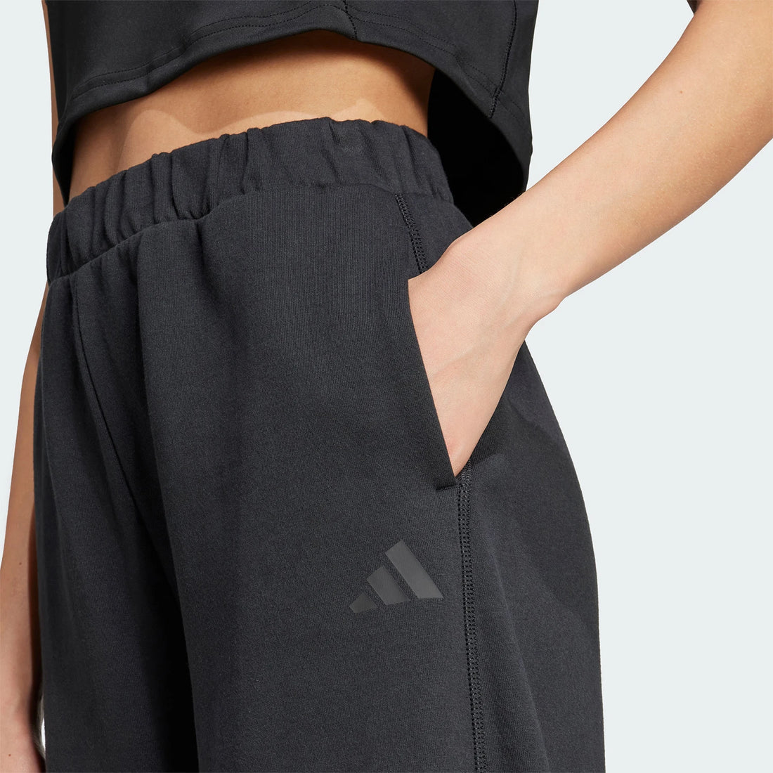 Adidas Official Genuine New Women's Fashion Simple Knit Sport Pants JF3415