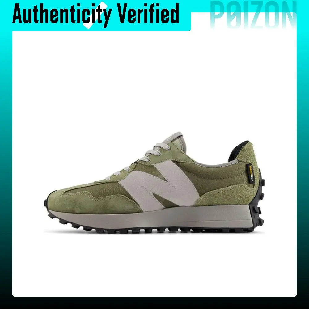 New Balance NB 327 Leather Low top Running Shoes Men's Green U327OB