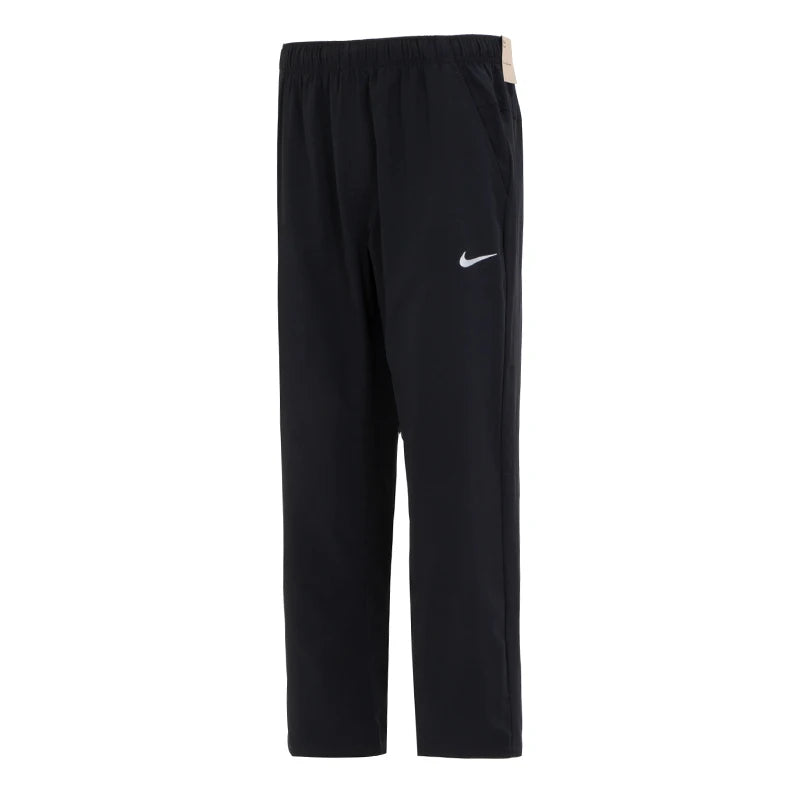 Nike Men's Sports Pants Straight-Leg Sweatpants Woven Quick-Dry Breathable Ice Silk Casual Pants Fb7491-010