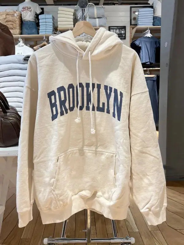 Autumn Letter Print Loose Drawstring Hoodies Women New Casual Pocket Streetwear Cotton Pullover Top Sweet Cute Sweatshirts OOTDS - ATFH