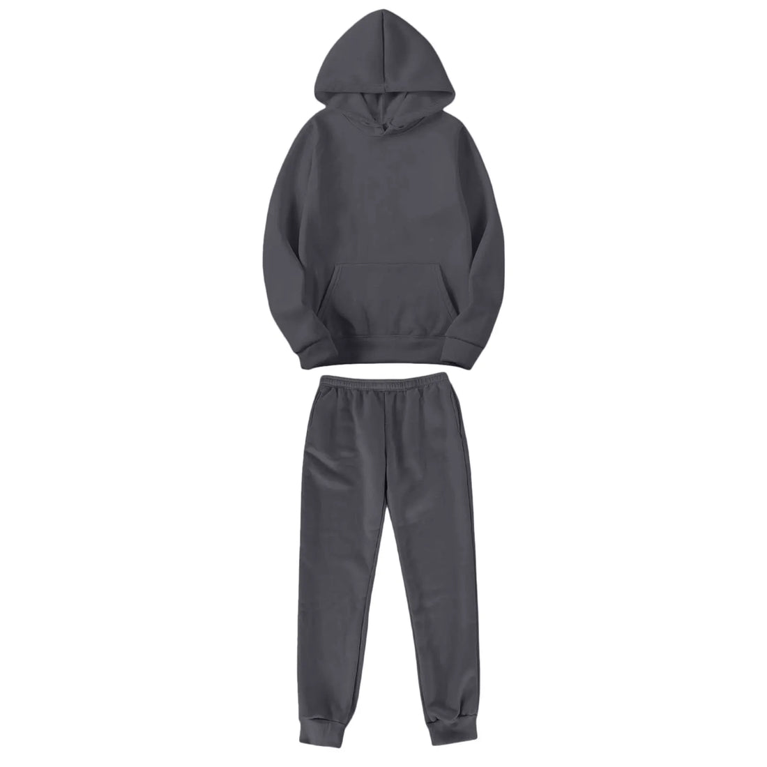 Autumn Winter Women Casual Hooded Tracksuit Long Sleeve Sweatshirt Matching Elastic Cuff Jogger Pants Soft Sport Female Clothes
