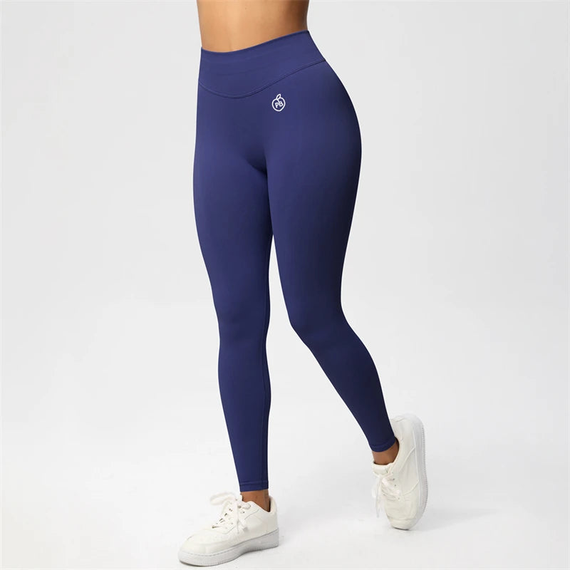 Women BUM Shaping Leggings Seamless Sport Yoga Pants Leggings Sport Hip Lifting Yoga Gym Running Quick Dry Pants Scrunch Butt - ATFH