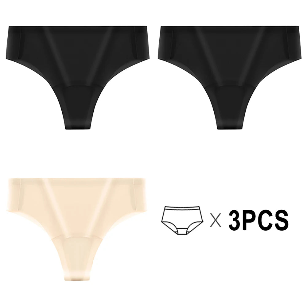 1/3Pcs Anti Cameltoe Proof Panties Avoid Camel Toe Concealer No Show Seamless Thongs Gym Workout Underwear for Leggings