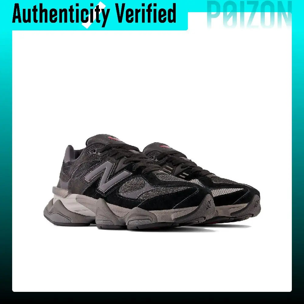 New Balance NB 9060 Casual Shoes Unisex Low-top Black/Gray U9060BLK