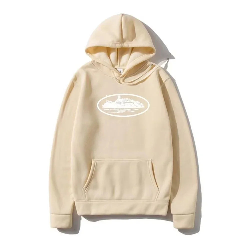 Yacht Graphic Black Hoodie Men Women  Nautical Style Casual Hooded Sweatshirt  Sailing Enthusiast Fashion Streetwear Top
