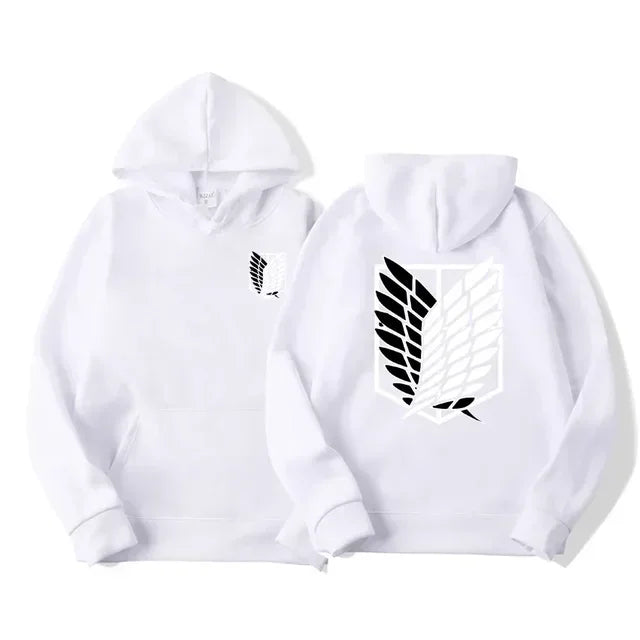 Japan Anime Attack on Titan Men Hoodies Spring Autumn Hip Hop Casual Pullover Top Hoodie Fashion Sweatshirts Jogging Sportswear