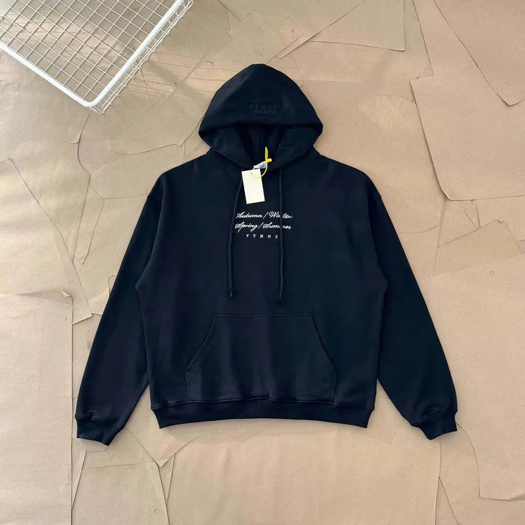 Top Grade 1_1 VT for Seasons Collection Printed Women Men Hooded Sweatshirt Hoodies OversizedMen Cotton Hoodie Pullover - ATFH