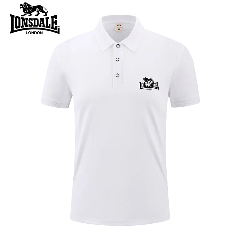 Men's Golf Polo Shirt 2026 New Summer Casual Breathable Short Sleeve Collar Business Shirt Golf Men's Top