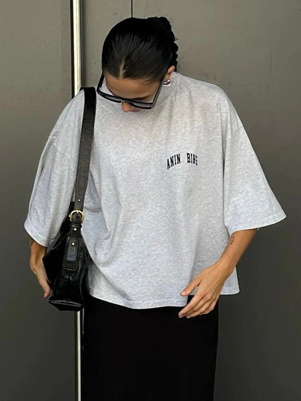 Graphic Aesthetic T-Shirts for Women Summer Clothes 2024 Cotton Half Sleeve Loose Tees Tops Oversized Female Fashion T-Shirt - ATFH