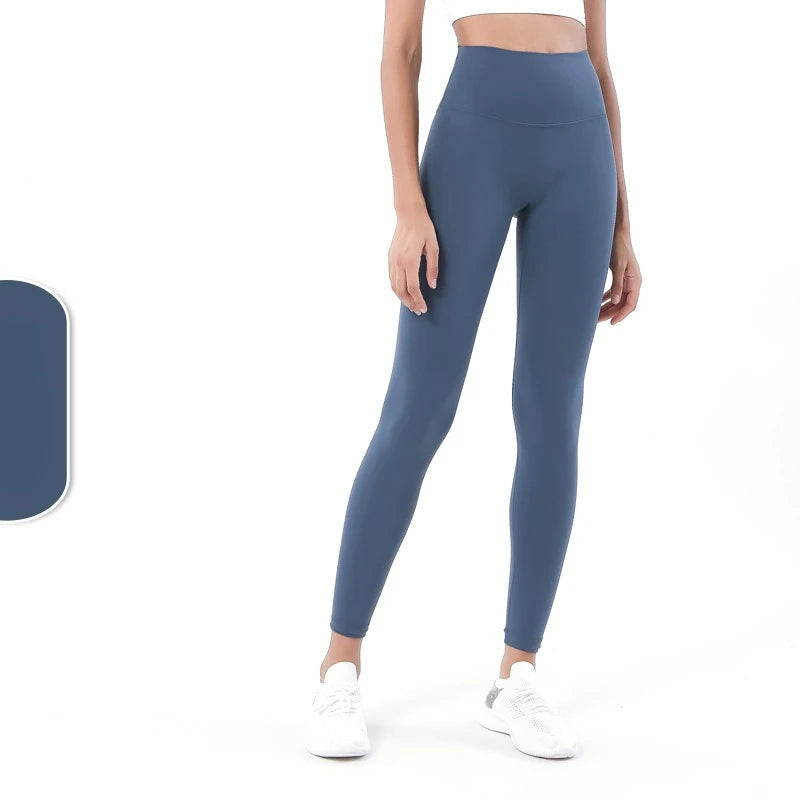 Women's 38 Colors Naked Feeling Yoga Leggings Women Sports Pants Tights Seamless Sport Femme Gym Leggins Workout Fitness Pants ATFH