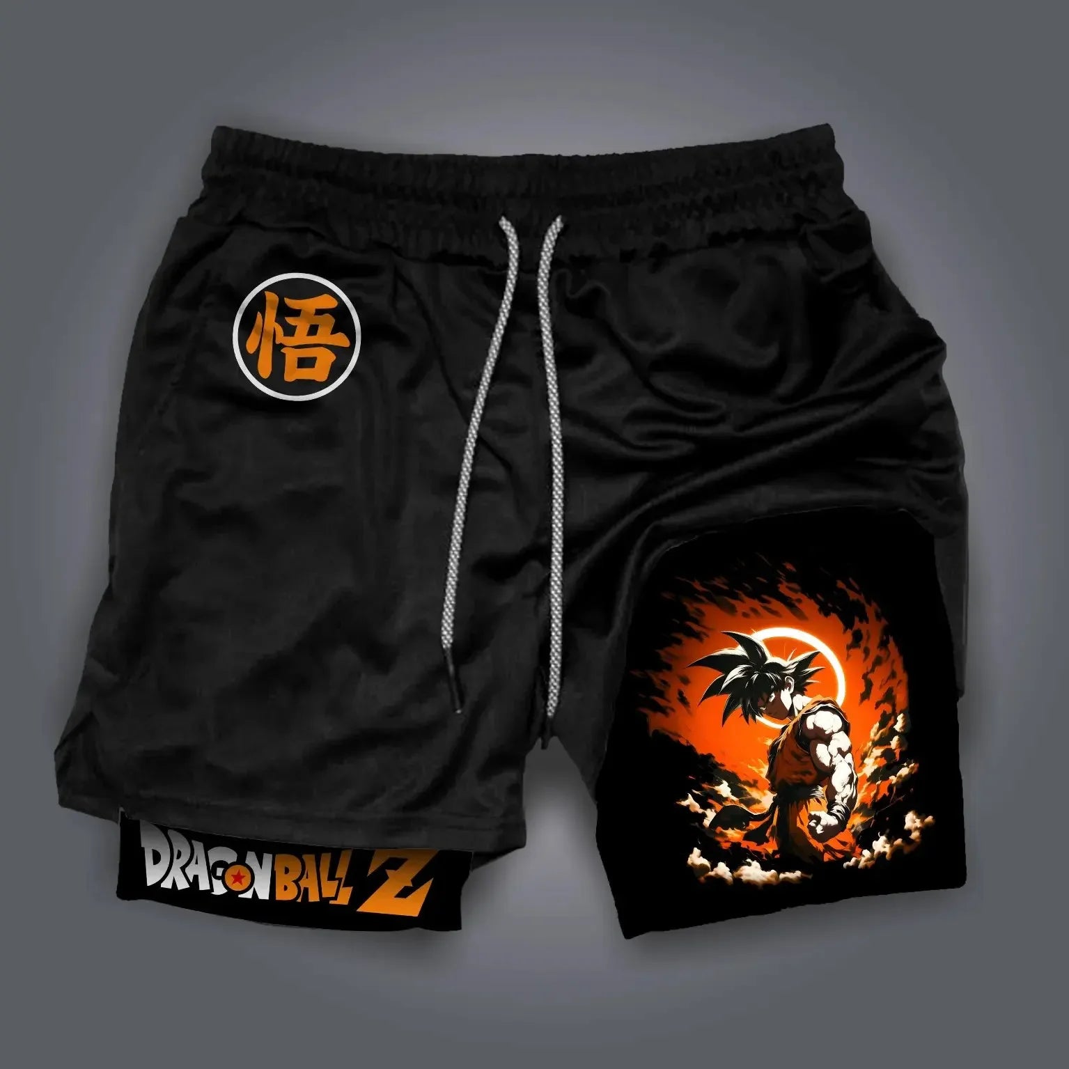 2025 Authentic DBZ Athletic Shorts - Official Shonen Jump Collection, Sweat-Wicking & Lightweight for Cosplay & Gym