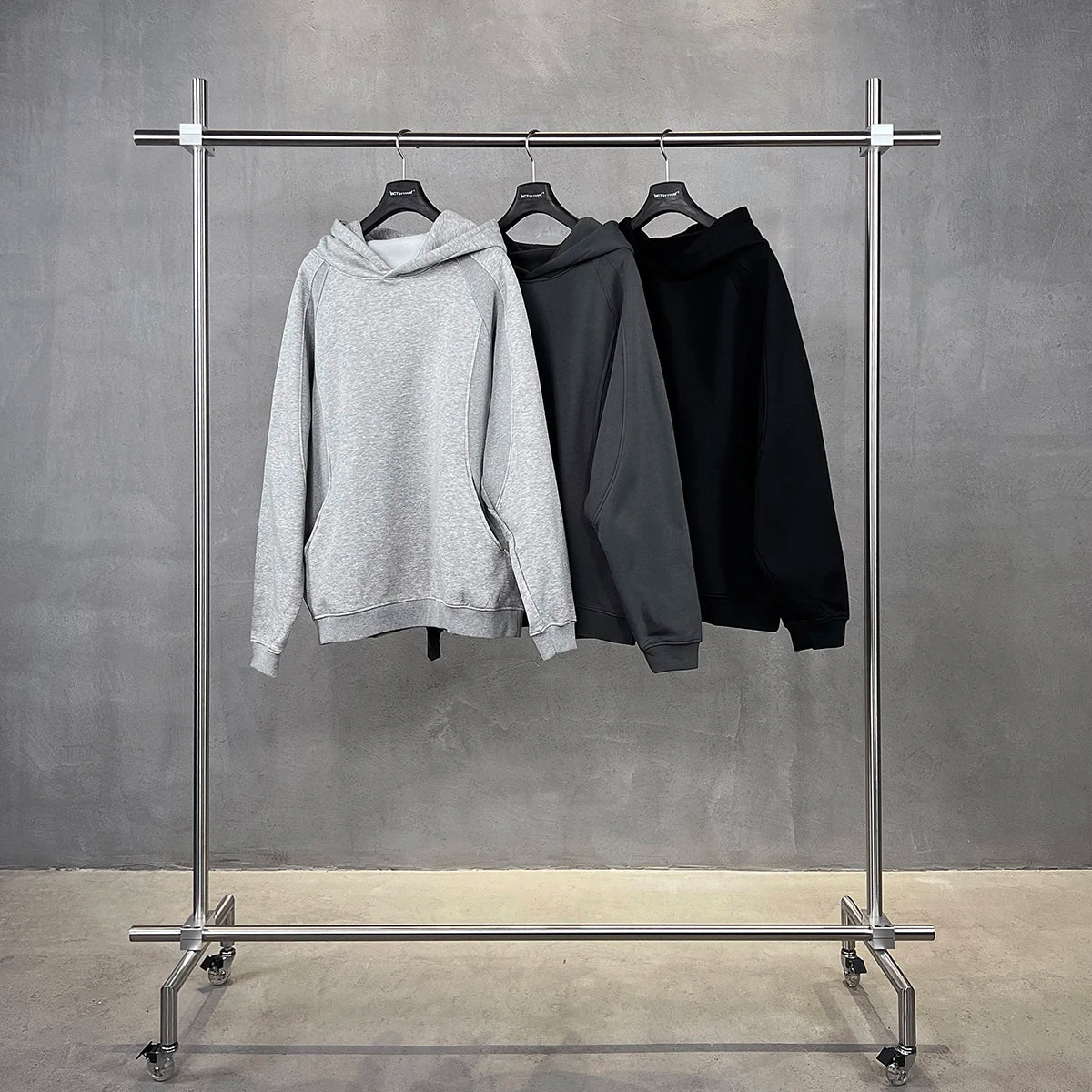 2025 Autumn Winter American Curved Colorblock Fleece Hoodie Men Streetwear Pullover Hoodies Long Sleeve with Pocket Oversized - ATFH