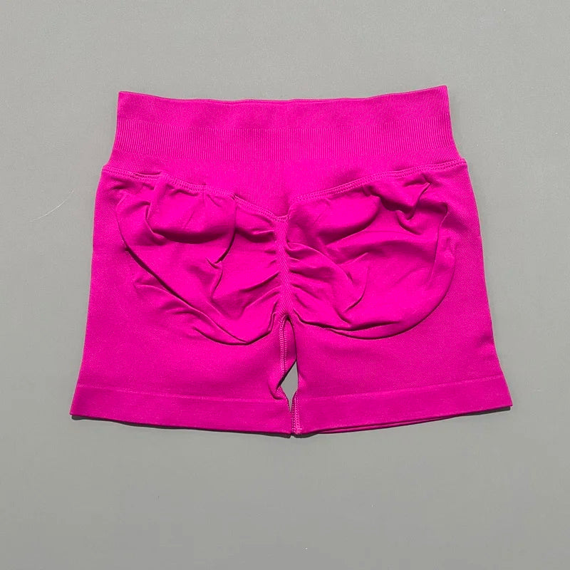 HISTELLO Impacts Shorts 4.5" Women Fitness Sports Biker Shorts Low Waist Gym Short Workout Scrunch Butt Yoga Seamless Leggings Tahsi Fashion House