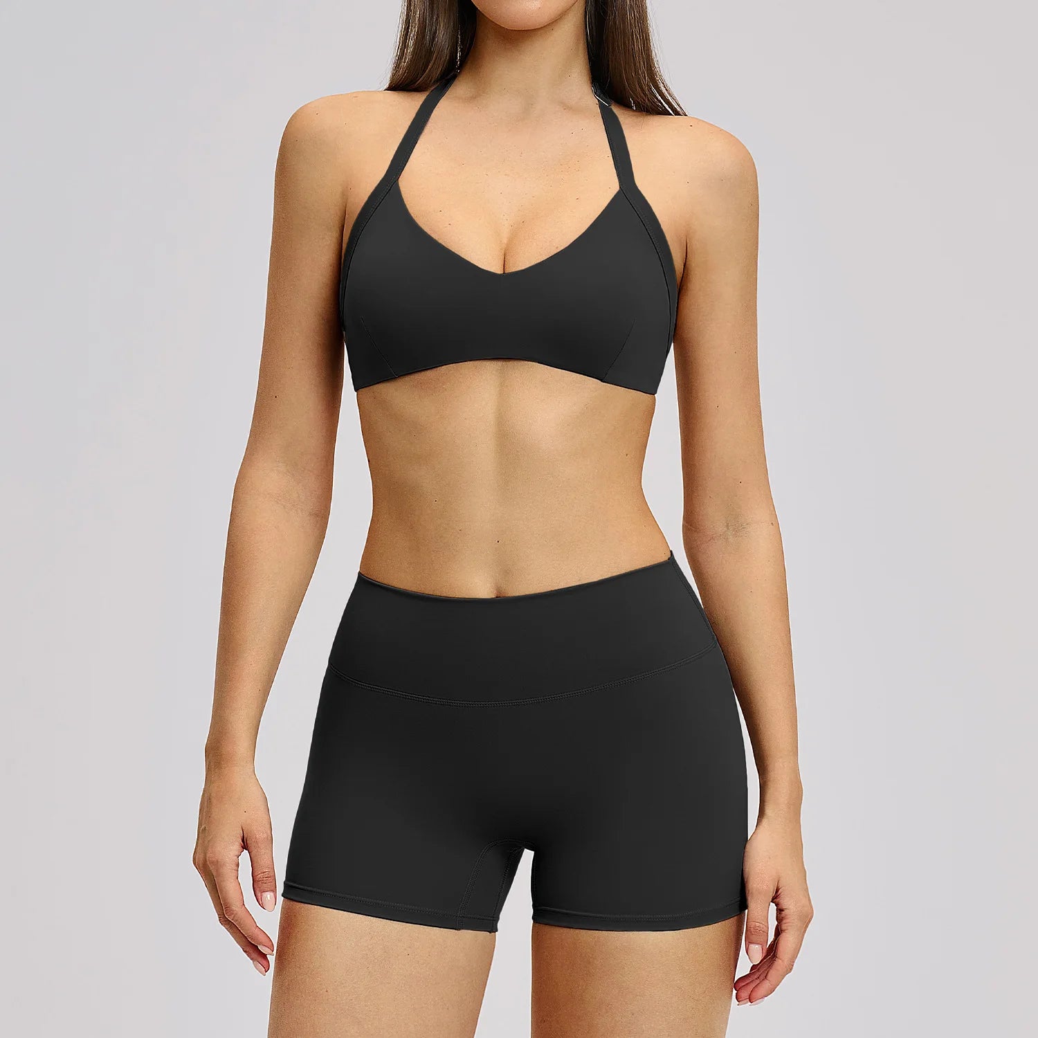 Yoga Set Gym Outfits Shorts Women Sport Bras Brassiere Workout Tops for Women Yoga Clothes Fitness Leggings Gym Set Yoga Sets - ATFH