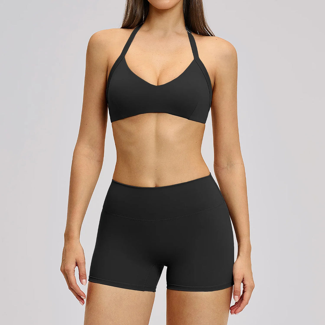 Yoga Set Gym Outfits Shorts Women Sport Bras Brassiere Workout Tops for Women Yoga Clothes Fitness Leggings Gym Set Yoga Sets - ATFH