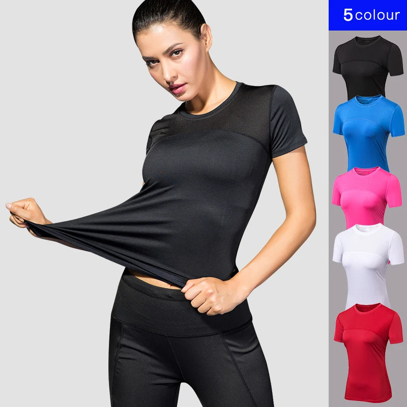 Women Yoga Tops Quick Dry Sport Top Fitness Women Top Black Solid Sleeveless Fitness Running Tops Gym T Shirt - ATFH