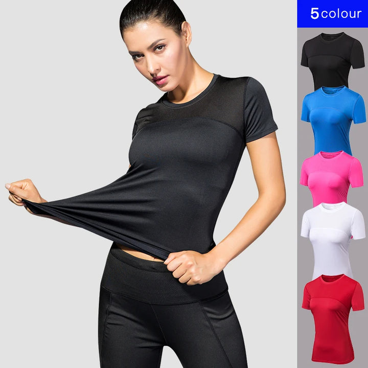 Women Yoga Tops Quick Dry Sport Top Fitness Women Top Black Solid Sleeveless Fitness Running Tops Gym T Shirt - ATFH