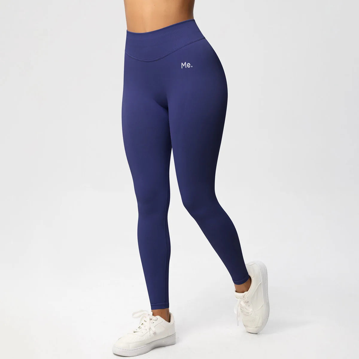 BetterMe New High Waist Solid Leggings Women Seamless Fitness Yoga Elastic Leggings Push Up Butt Knit Fashion Gym Workout Pants - ATFH