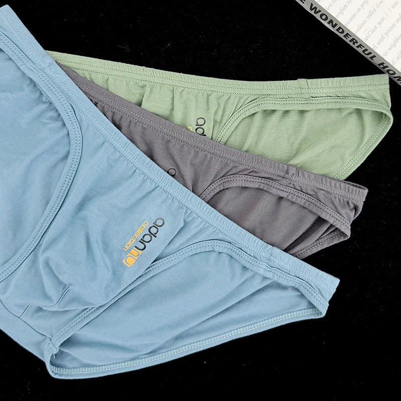 1/6Pcs Modal Sexy Mens Underwear Briefs Breathable Print Men's Panties Men Brief Bikini Underpants Sissy Large Crotch Man Trunks