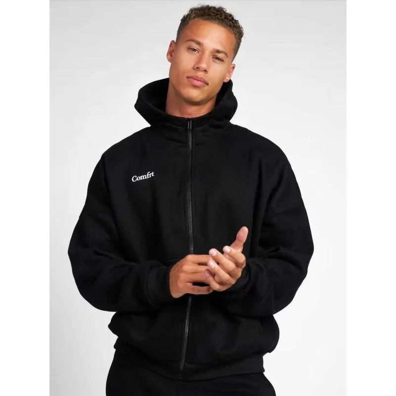 Comfort winter girls Cloud Zip Oversized Hoodie - ATFH