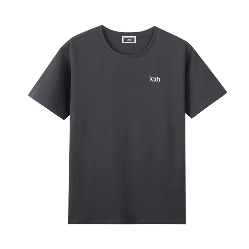 Summer Exported to Japan Korean Cotton Men Women T-shirt Embroidery letter Logo Couple Casual Loose O-Neck Short Sleeve Tees ATFH