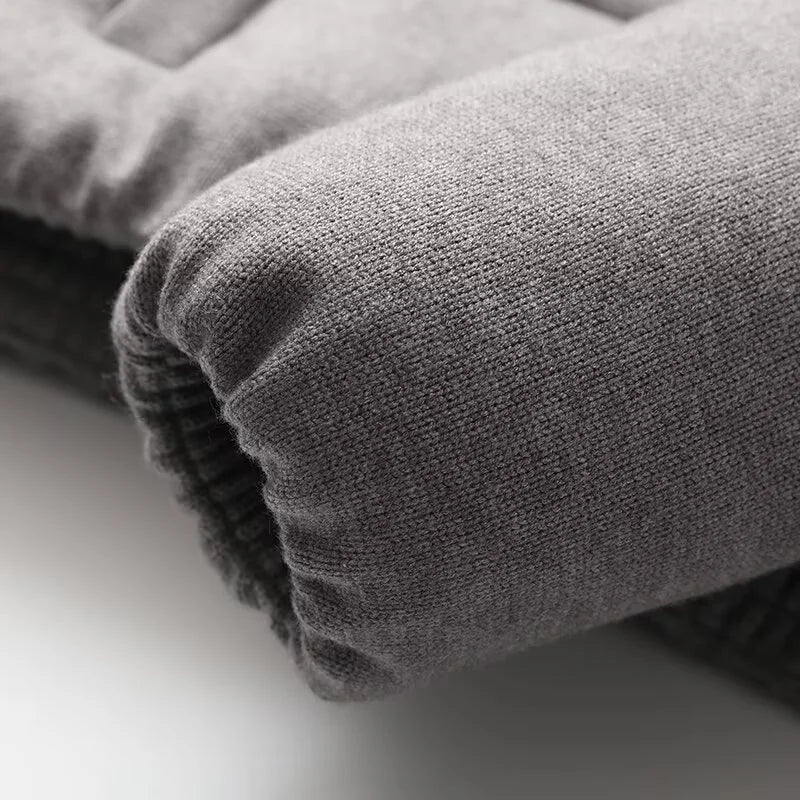 KEYANKETIAN Winter New Women's Stand up Collar Zipper Side Pocket Warm Knitted Cotton Jacket Breadms for Women coat ATFH
