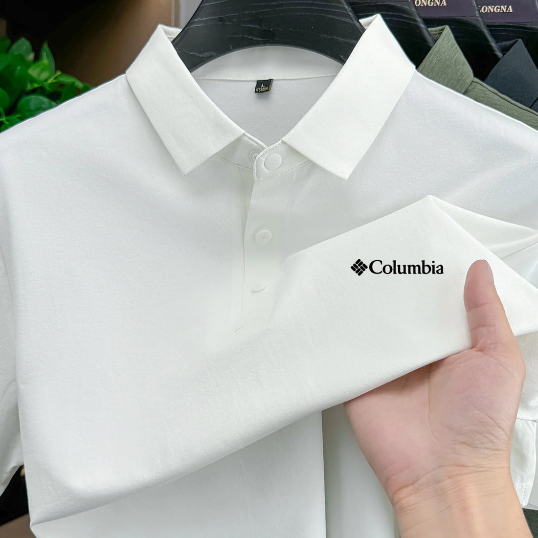 Men's summer quick drying polo shirt fashion letter embroidery business leisure comfort commut ventilate short sleeve Tshirt