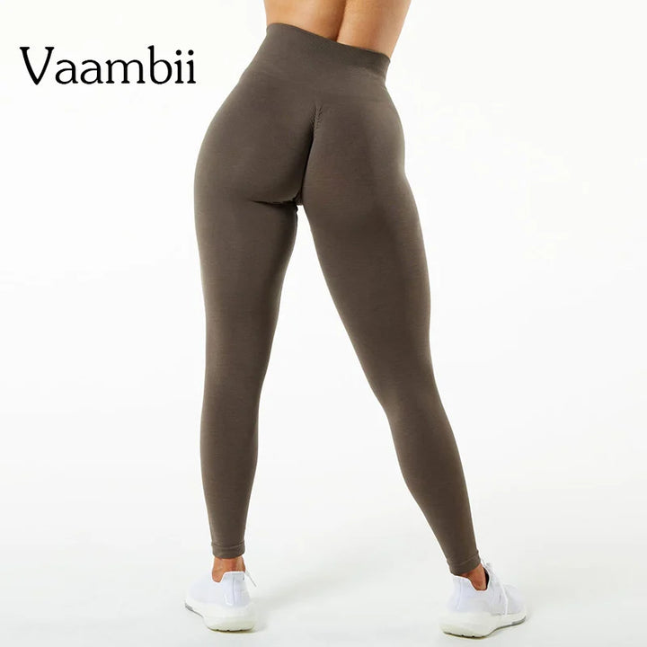 Scrunch Butt Sports Pants Seamless Gym Running Quick Dry Pants Sport Hip Lifting Yoga High Waist Yoga Pants Leggings Activewear - ATFH