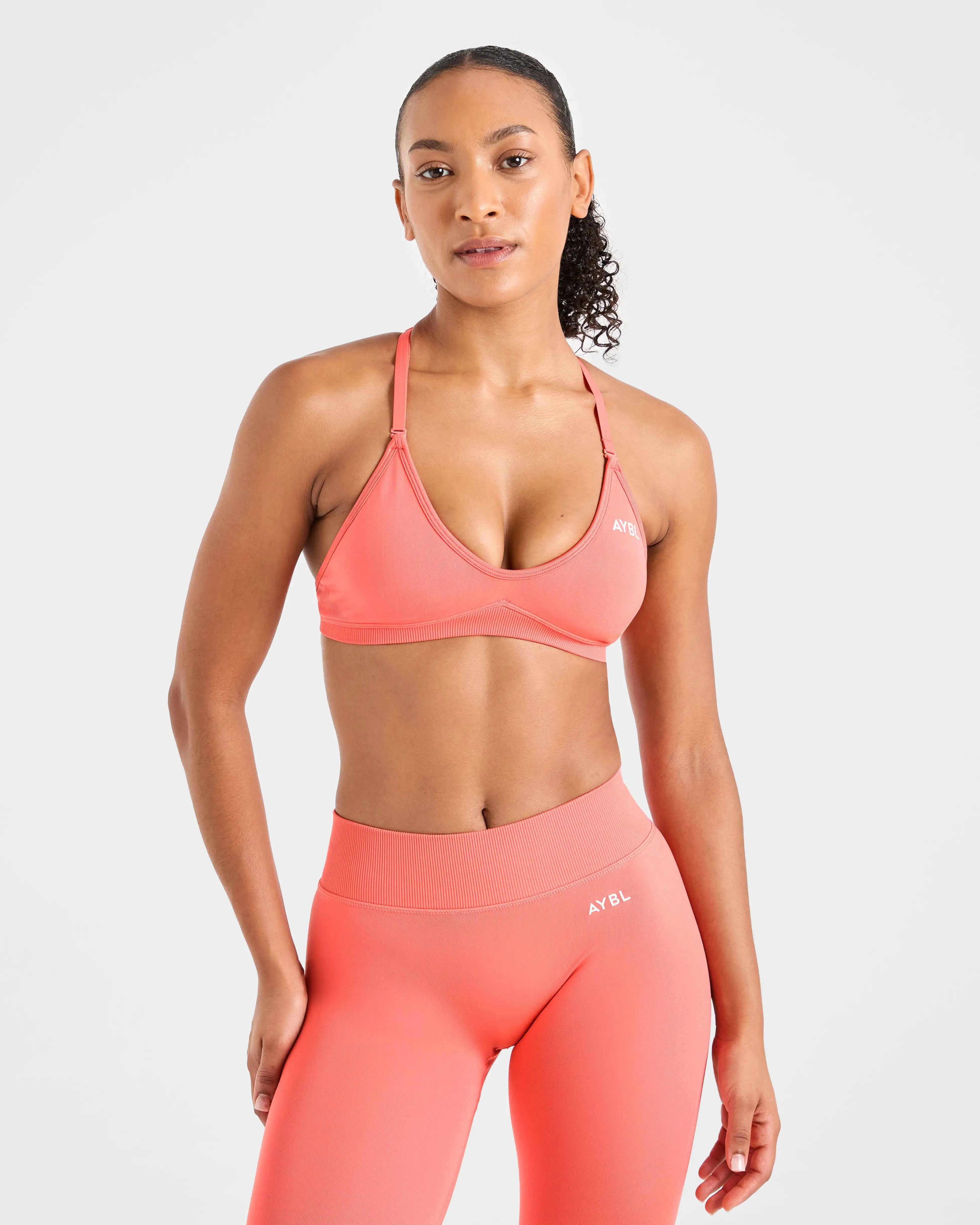 2 Pieces Set Adapt Seamless Strappy Sports Bra Leggings Set Yoga Fitness Set Women Workout Running Sports Leggings Gym Suit - ATFH
