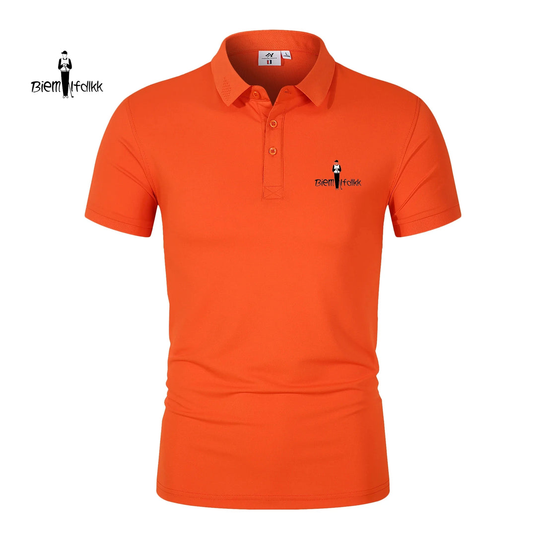 Summer short sleeved polo shirt men's casual style striped top T-shirt breathable cool high-end business 2024