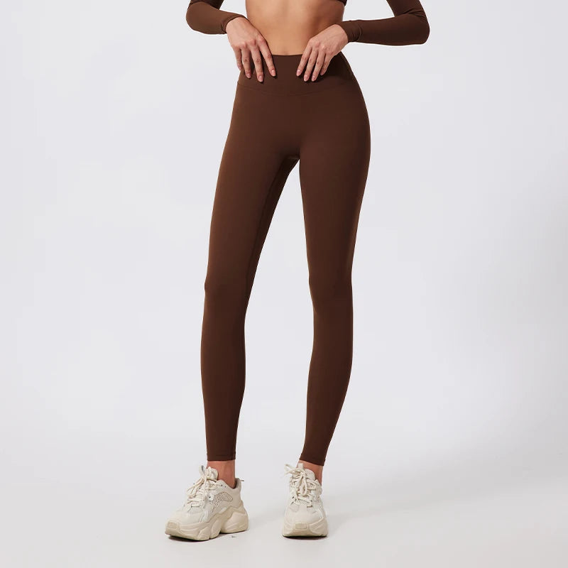 Hearuisavy Summer High Waist Workout Leggings Woman Gym Pants Running Push Up Sports Leggings Quick-Dry Scrunch Tight Yoga Pants - ATFH