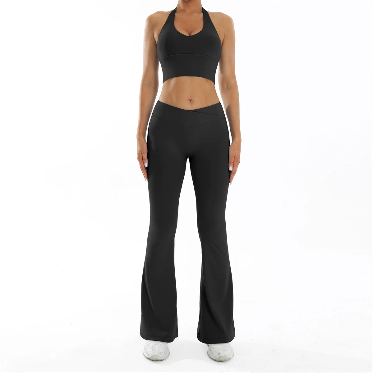 Sport Bra Gym Leggings Set Women's Tracksuit Yoga Clothing Dance Sport Set Female Training Suit for Fitness - ATFH