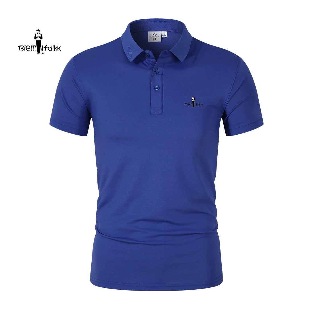 Summer short sleeved polo shirt men's casual style striped top T-shirt breathable cool high-end business 2024