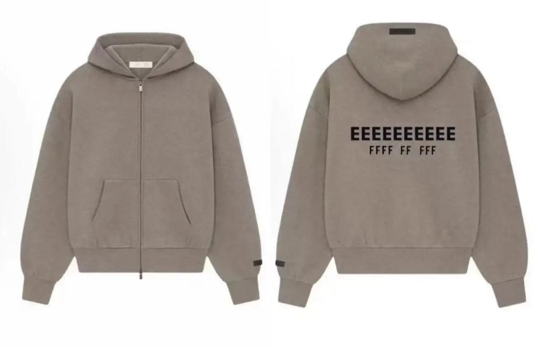 25SS Men's Oversized Hoodies Jogging Set Luxury Design Front and Rear 3D Silicone Letter Hoodie High Street Couple Coat Suit