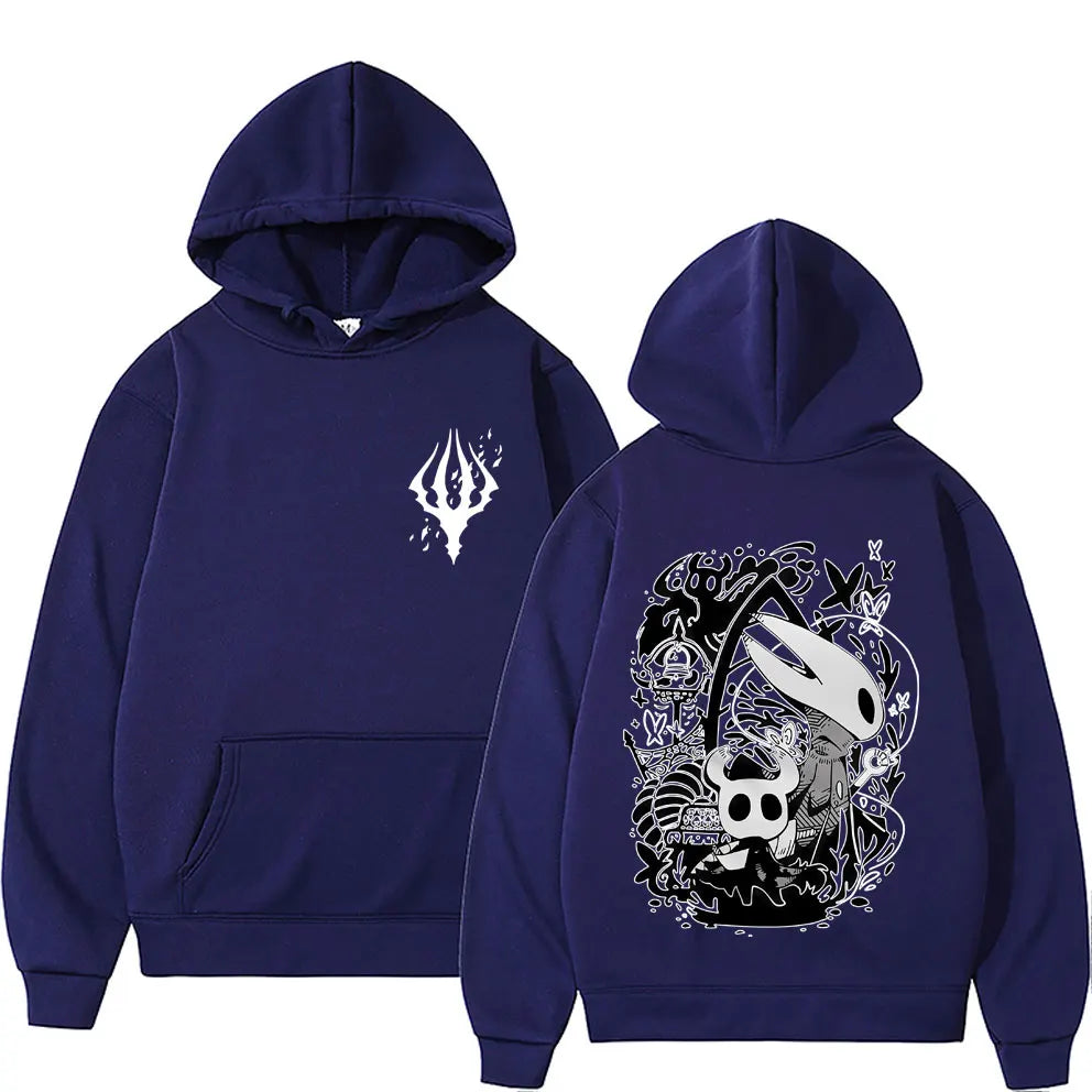 Game Hollow Knight Graphic Hoodie Men Women Clothing Casual Oversized Streetwear Male Vintage Fleece Hoodies Fans Gift hoodies