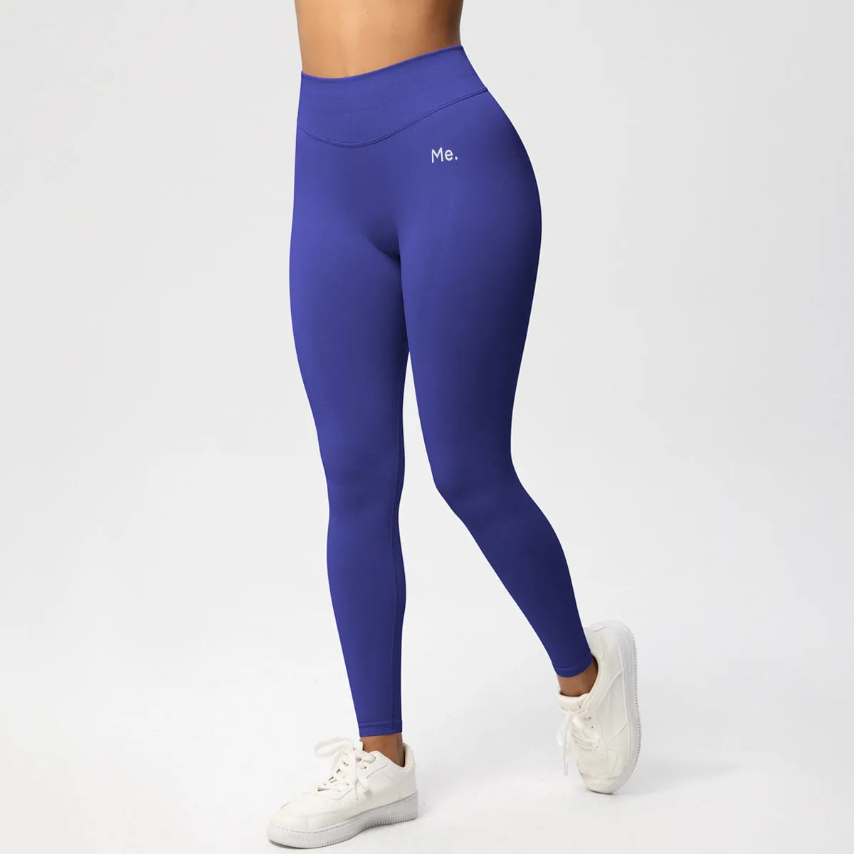 BetterMe New High Waist Solid Leggings Women Seamless Fitness Yoga Elastic Leggings Push Up Butt Knit Fashion Gym Workout Pants - ATFH