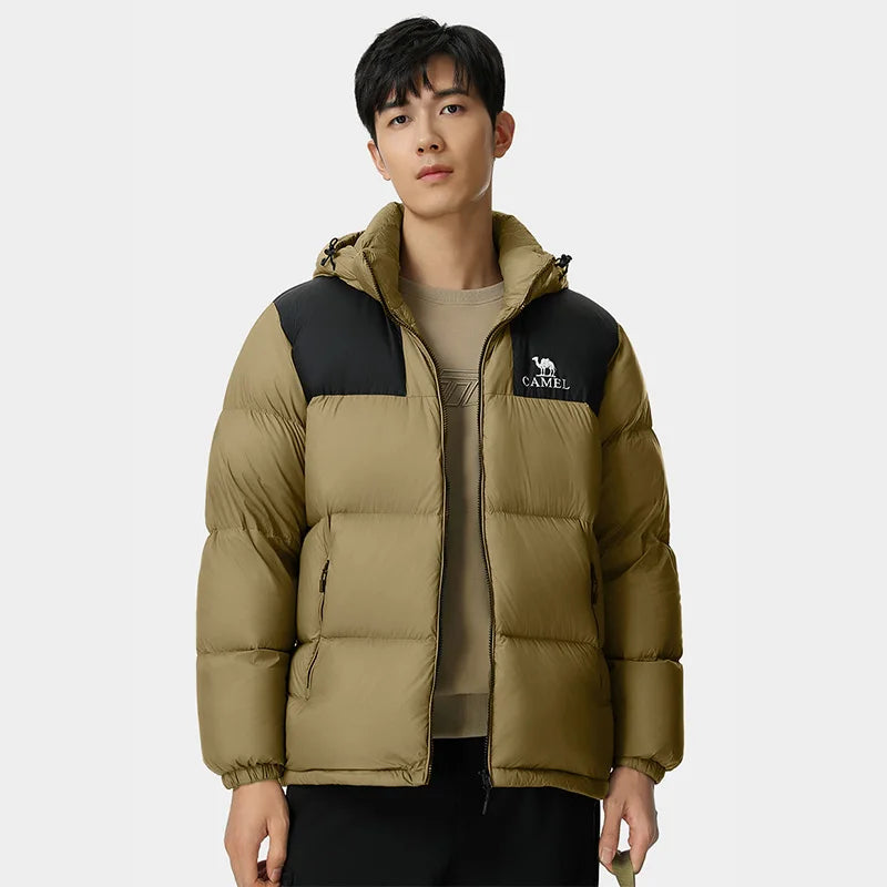 GOLDEN CAMEL Outdoor Down Jackets Women Men's Winter Coats Windbreakers Thickened Plush Bread Jacket for Men 2024 Winter New
