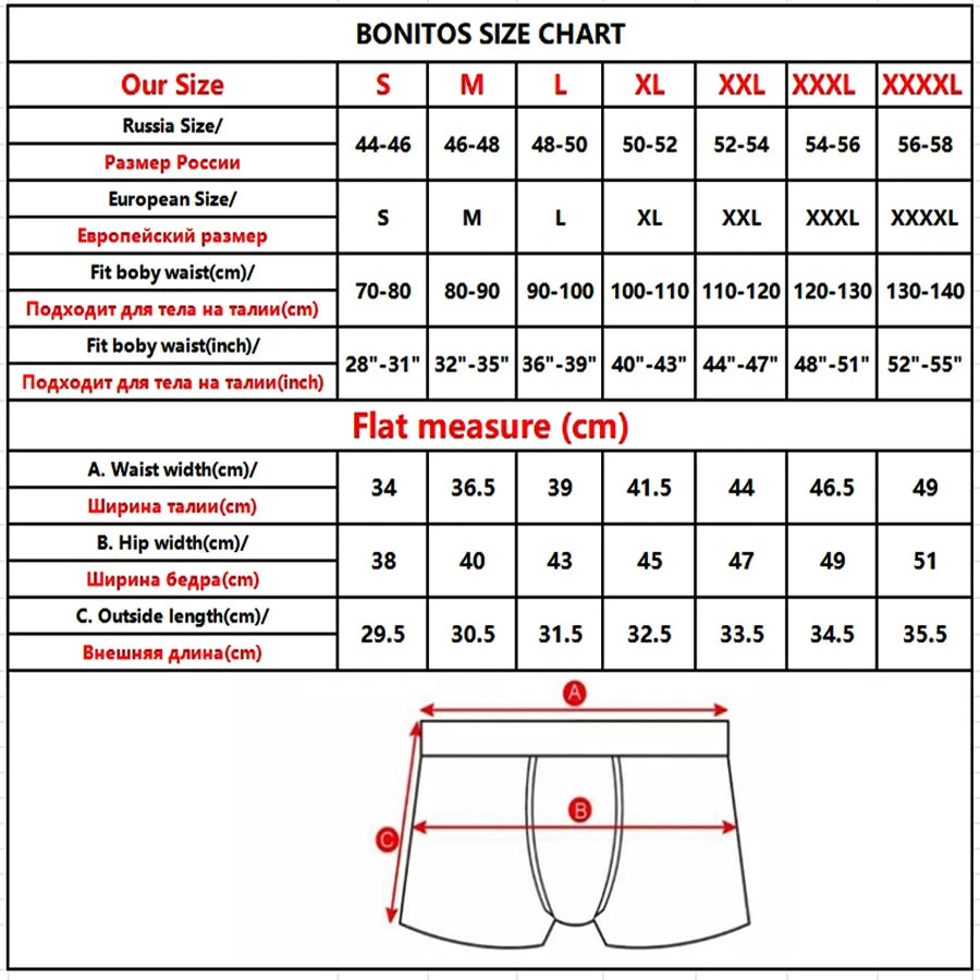 4pcs Men's Panties Sexy Underpants Mens Polyester Boxer Short Brand Underwear For Man Boxers Breathable Trunks M-XXXXL