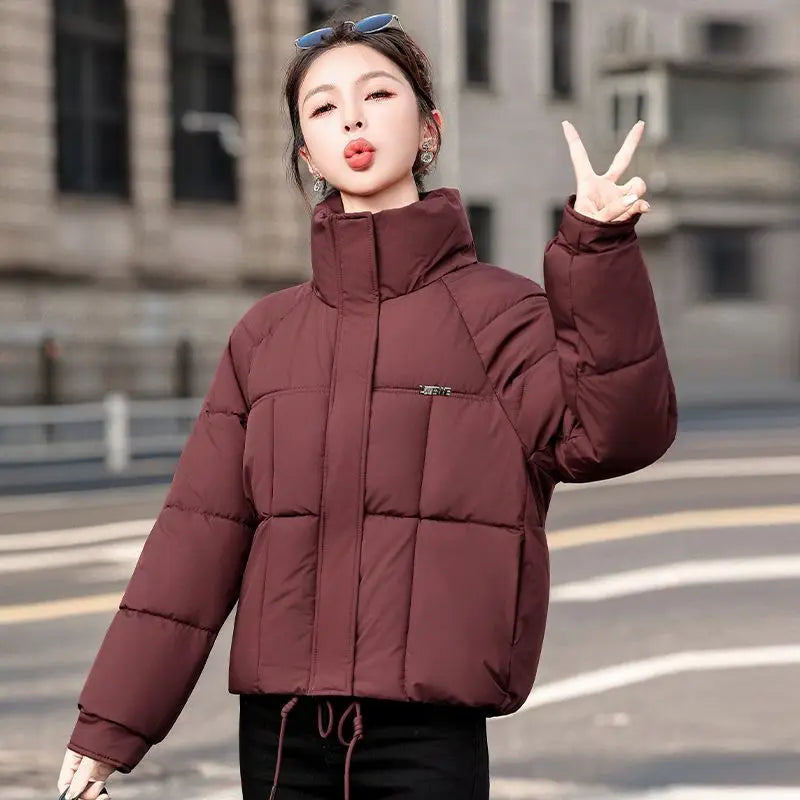 Women's Winter Parkas 2026 New Thicken Short Loose Ladies Cotton Jacket table Version Temperament Female Coat ATFH