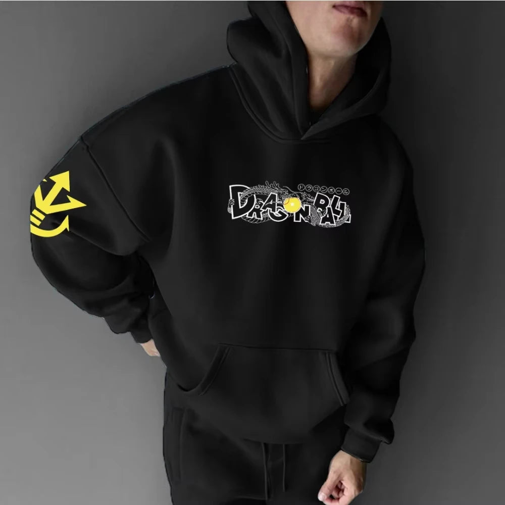 2026 New Dragon Ball Vegeta Printed Hoodie Sweatshirt Men's and Women's Hoodie Men's Tops Sports Hoodie Harajuku Y2K Hoodie - ATFH