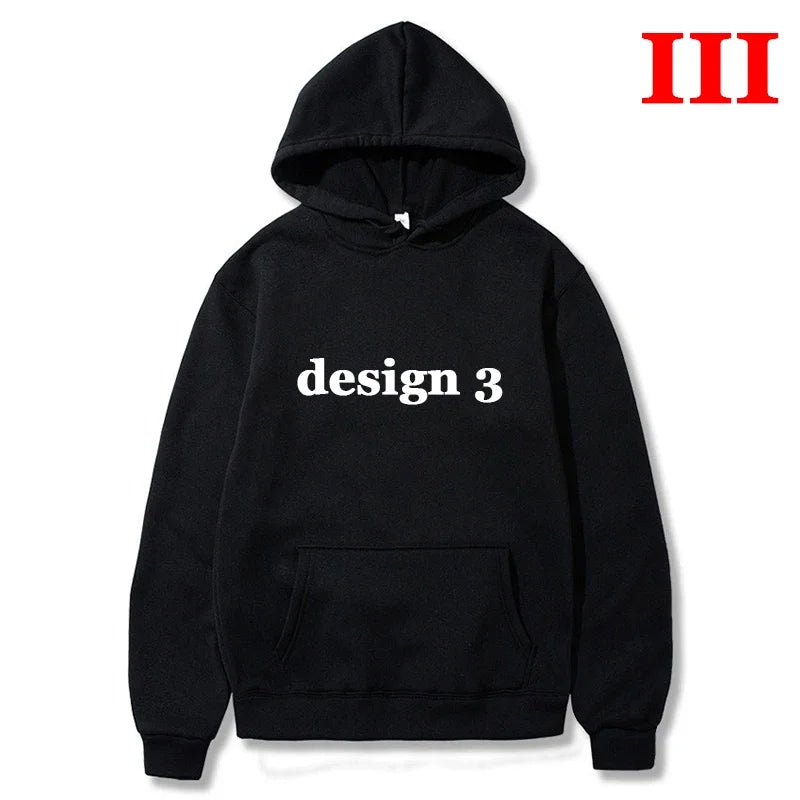 Men Hoodies Loose Casual Clothing Women Fashion Long Sleeve Hooded Pullover Personality Design Streetwear Sweatshirts - ATFH