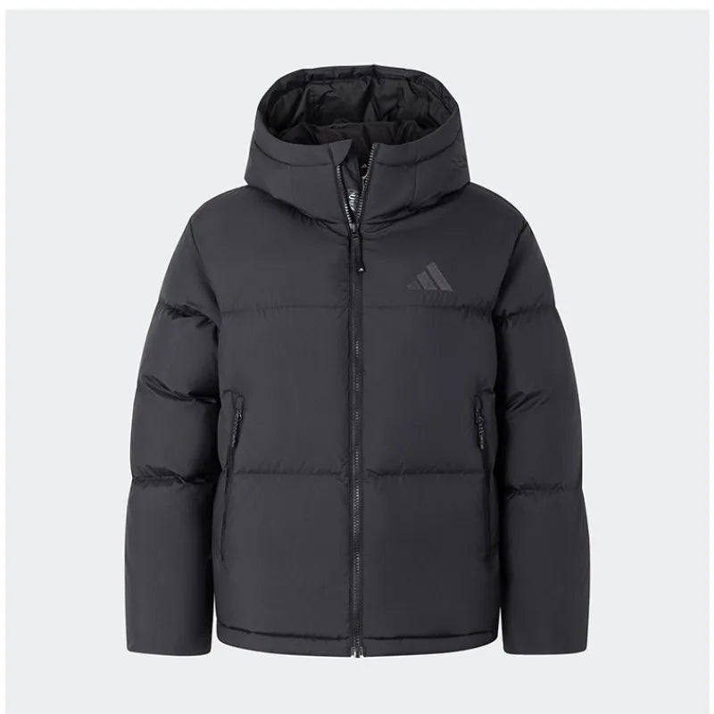 Adidas Winter New Women's Loose Hooded Bread Down JV6192