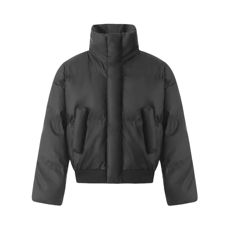 Foreign Style Korean Style Casual Cotton-padded Clothes Thermal Jacket Winter Fashion Down Thickened Parkas Women's High Street ATFH